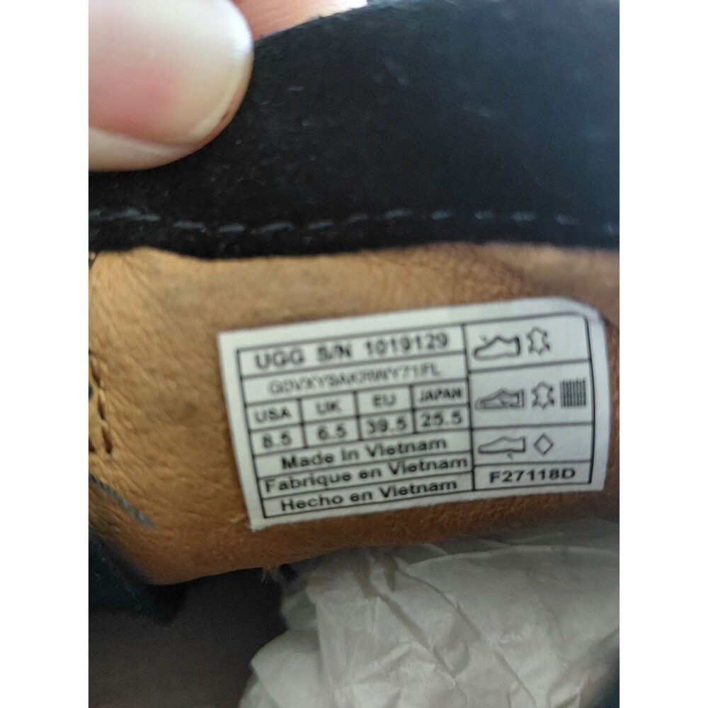 UGG Black Suede Ankle Boots - Picture 5 of 7